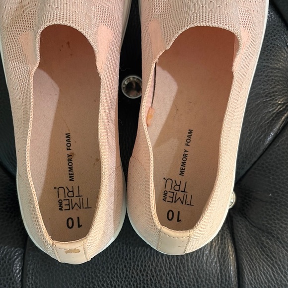 Time and Tru Women's Blush Slip-On Sneakers - Picture 3 of 4